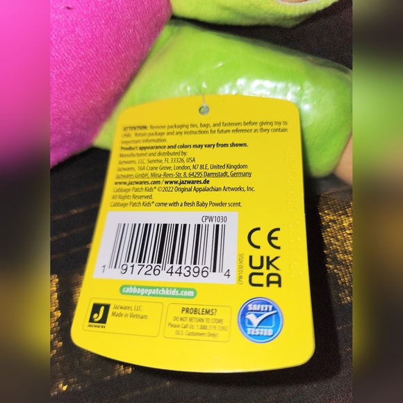 Cabage Patch Kids ARIES ALIEN Space Friends New w/ Tags Super Cute Collectible - Picture 8 of 13